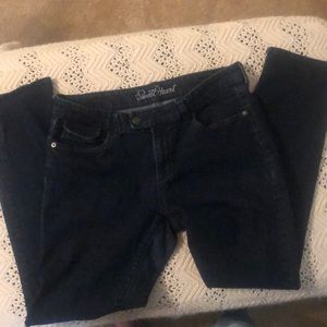 Old Navy sweetheart dress dark wash skinny jeans